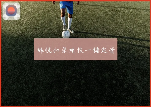 韩悦扣杀绝技一锤定音